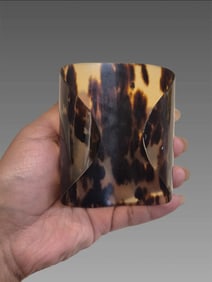 Antique Victorian Tortoise Cuff Bracelet