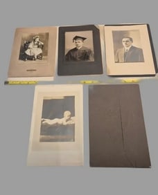 Antique Photographs, Portraits, Graduation, Baby, Family Studio Photos (Early 1900s)