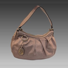 Gucci GG Leather Sukey Hobo Tote Bag