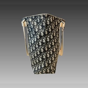 Christian Dior Black PVC Tote Bag