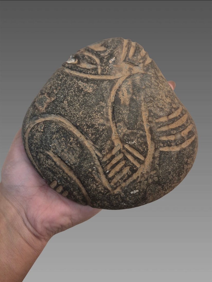 Pre-Columbian Taino Carved Stone Figure (1 of 7)