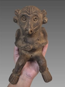 Pre-Columbian Taino Ceramic Zoomorphic Figure