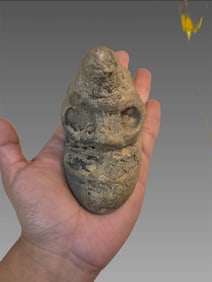 Pre-Columbian Taino Ceramic Ceremonial Zemi