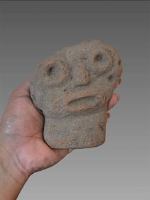 Pre-Columbian Taino Earthenware Effigy Fragment