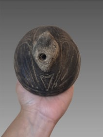Pre-Columbian Taino Ceramic Ceramonial Vessel