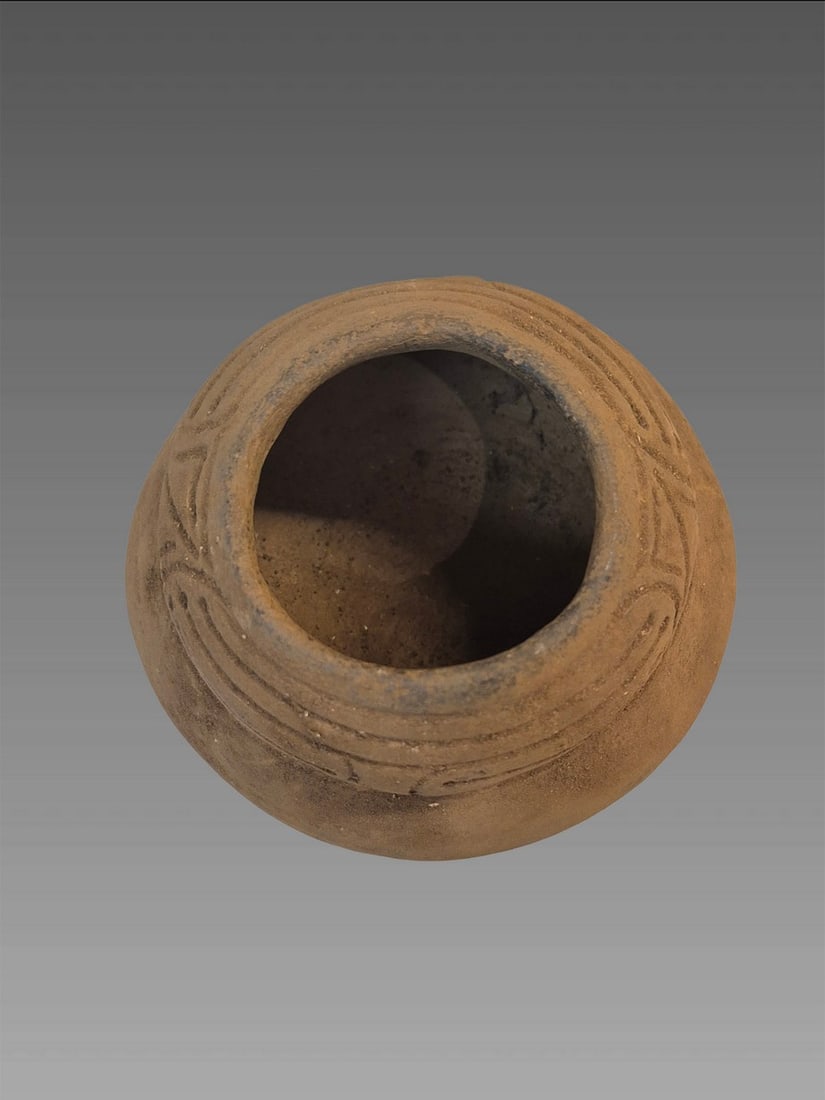 Pre-Columbian Taino Ceramic Geometric Bowl (1 of 7)