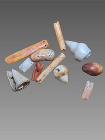 Pre-Columbian Mayan Spondyllus Bead Collection
