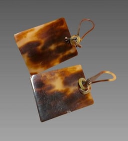 Victorian Tortoise Earrings
