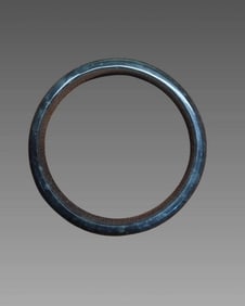 Blue Jadeite Jade Bangle Bracelet