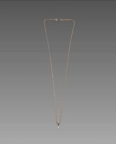 Antique Carnelian Beads With Gold Space Beads Necklace