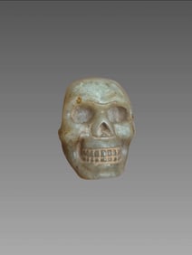 Antique Hand Knotted Beaded Netsuke Necklace