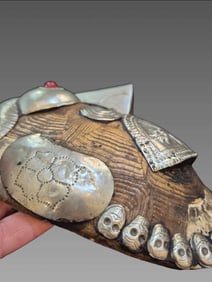 Antique Tibetan Budest Turtle Shell Capalla