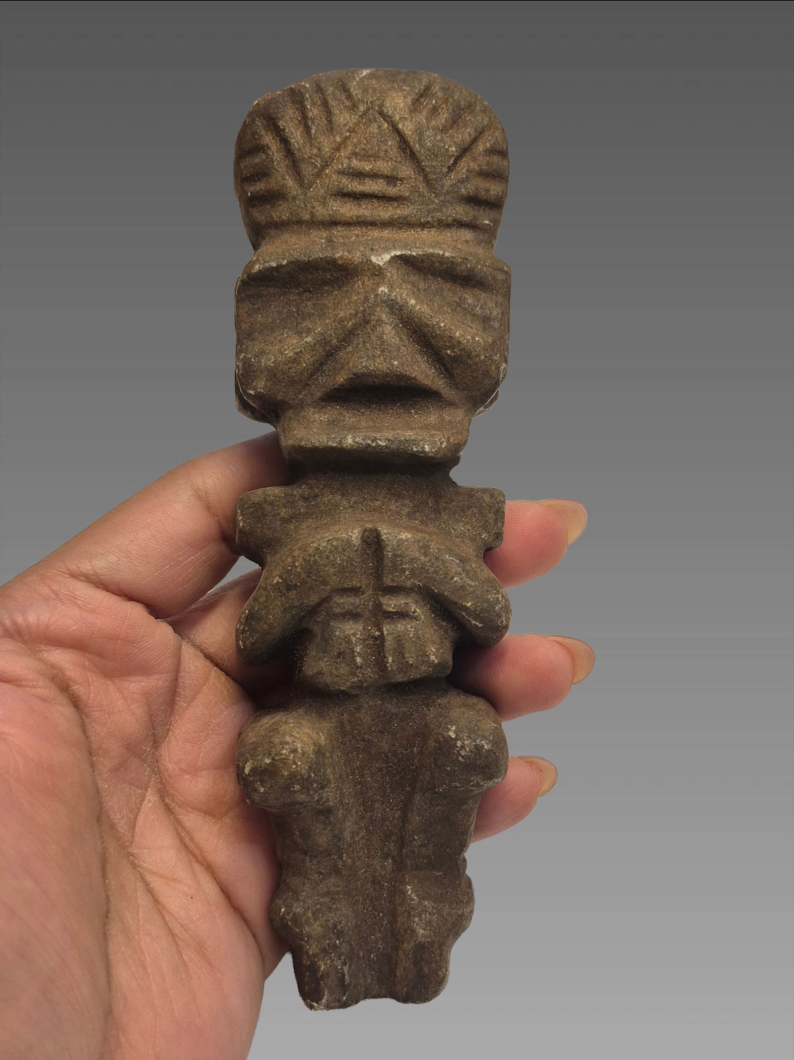 Pre-Columbian Taíno Stone Carved Idol (1 of 6)