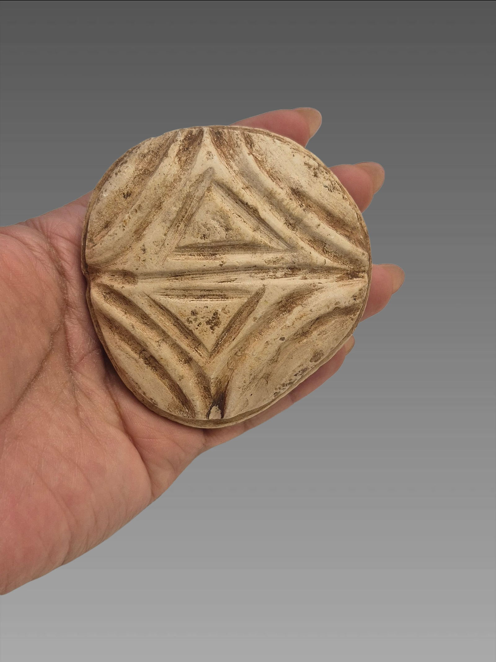 Pre-Columbian Taino Carved Stone Stamp (1 of 5)