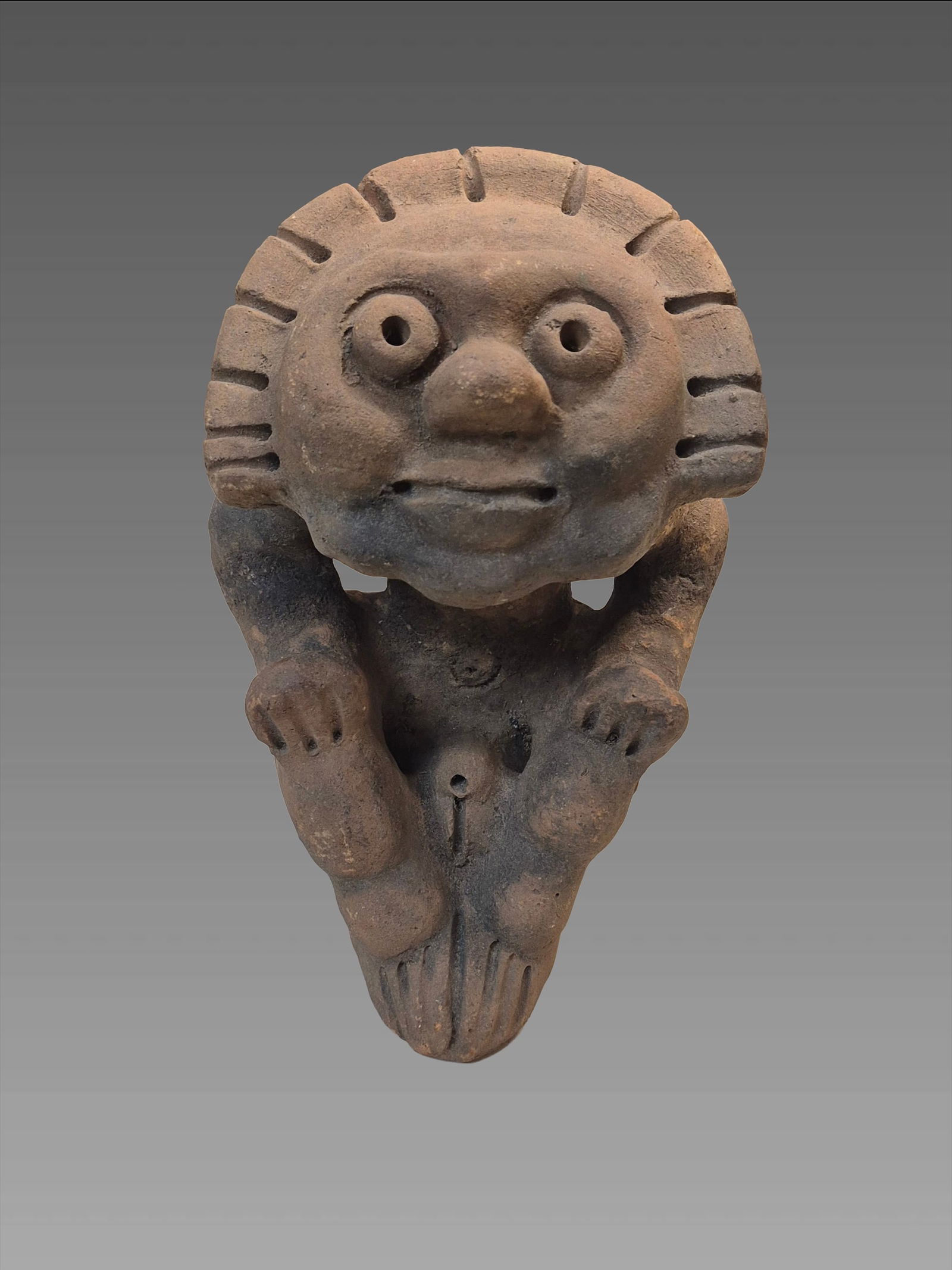 Pre-Columbian Taino Ceramic Sun God (1 of 5)