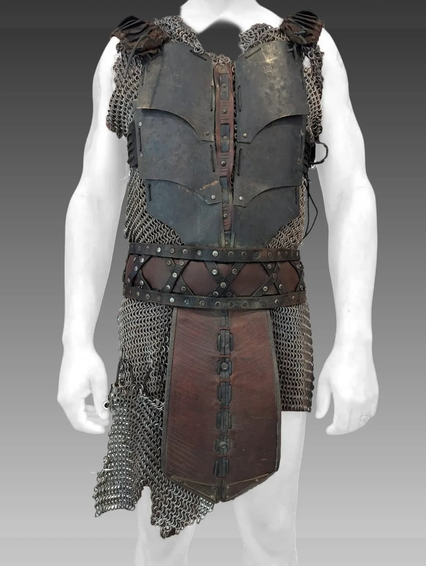 JOHN CARTER Movie Prop Wardrobe Zodanga Airship Chainmail leather Armor Medieval (1 of 7)
