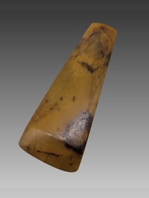 Ancient Dawenkou Mottled Jade Yue Axe