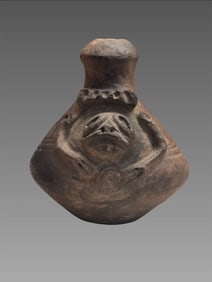 Pre-Columbian Taíno Anthropomorphic Ceramic Vessel
