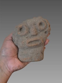 Pre-Columbian Taino Earthenware Effigy Fragment
