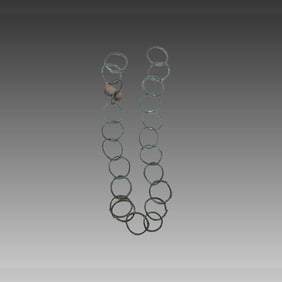 Pre-Columbian Copper Chain Link, Mixtec