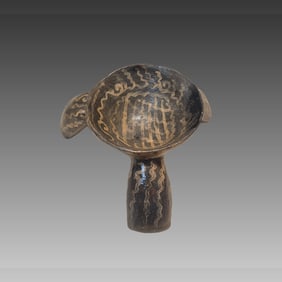 Pre-Columbian Tripod Mayan Pottery Bowl