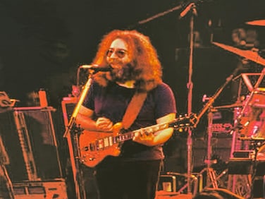 Grateful Dead in Concert - Framed Photo - Jerry Garcia and others