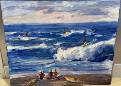 Therapy I by Igor Korotash - 39.5 x 47.5 in - Original Acrylic on Canvas