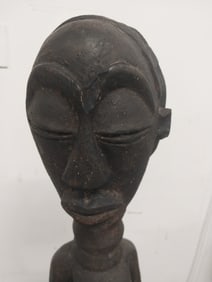 Luba Female for Maternity- Hand Carved Wood - Democratic Republic of Congo - 33.5 in Tall