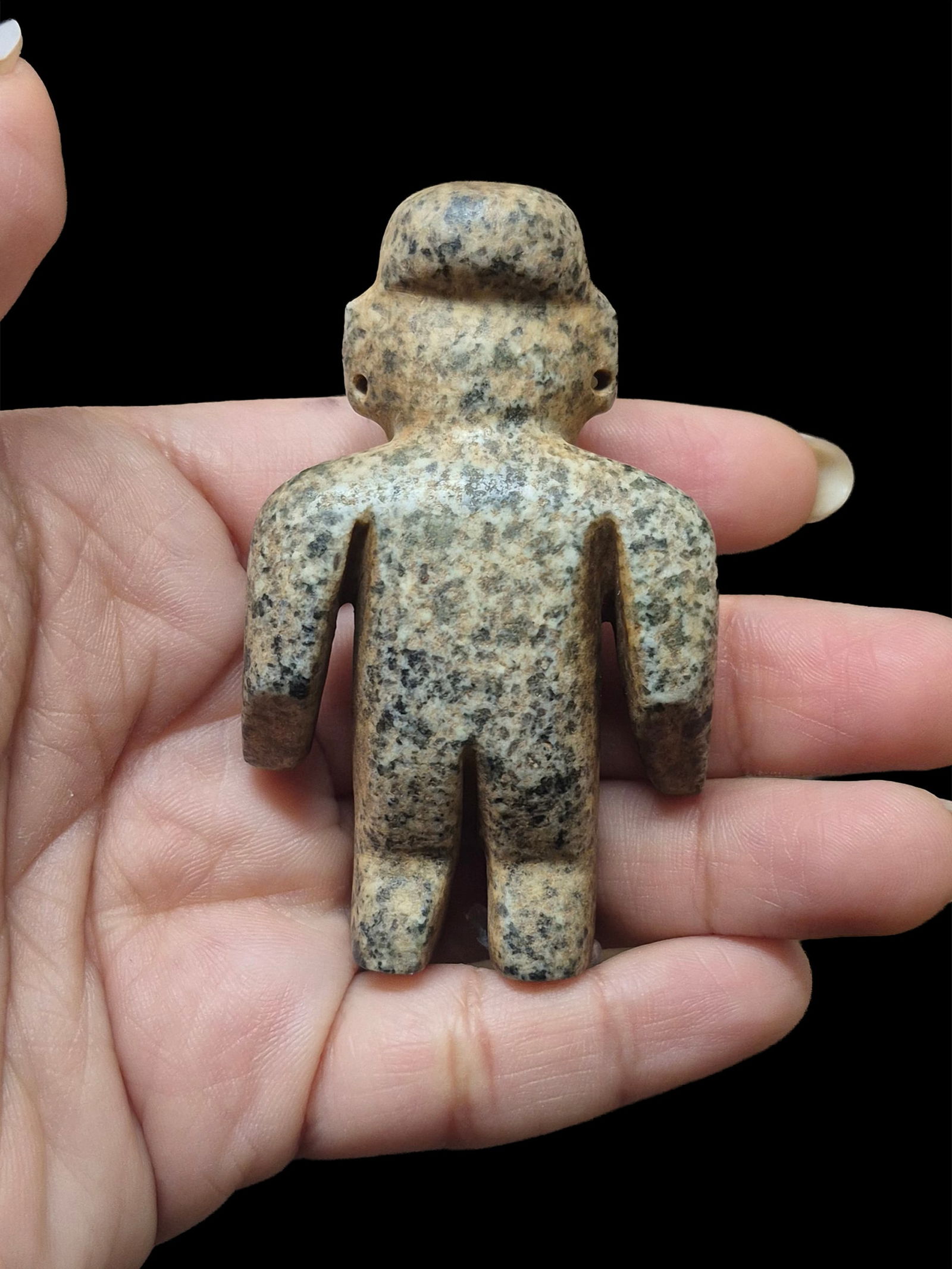 Pre-Columbian Olmec Jade Standing Figure (1 of 4)