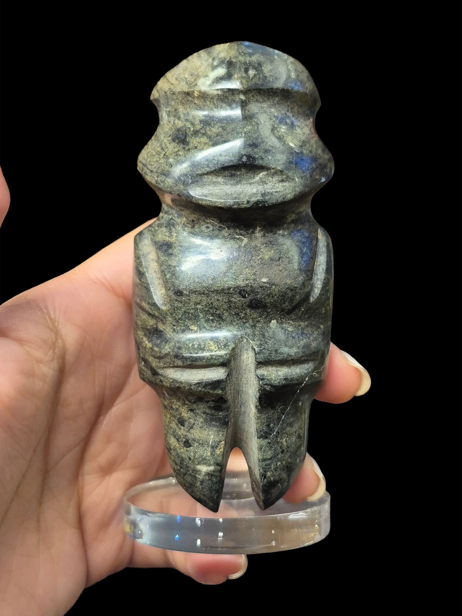 Pre-Columbian Mezcala Cultural Jade Figure (1 of 5)