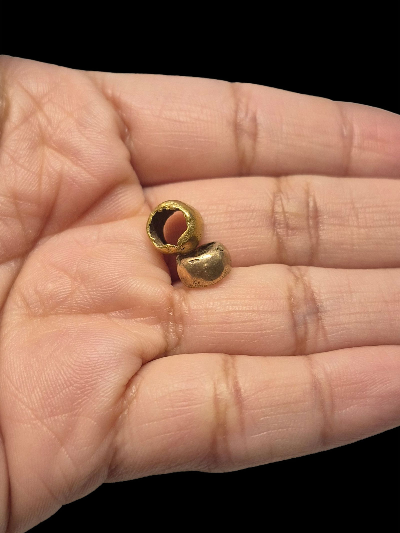 Pre-Columbian Gold Spacer Beads, Tairona (1 of 5)