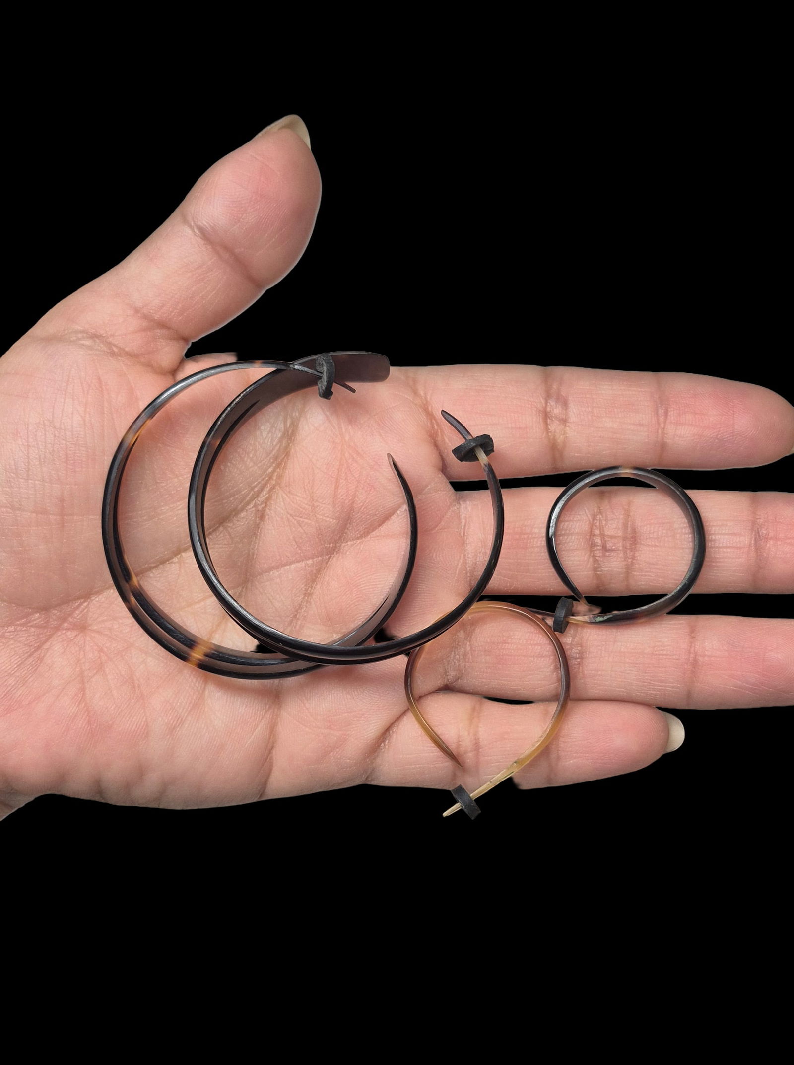 Antique Victorian Tortoise Earring Set (1 of 7)