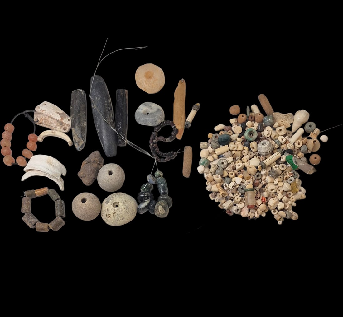 Pre-Columbian Assorted Mayan Beads and Pendants (1 of 2)