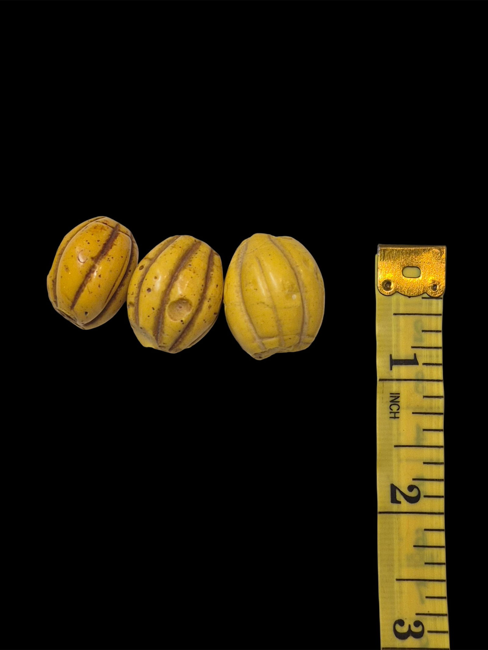 Ancient Sumerian Melon Beads - 3