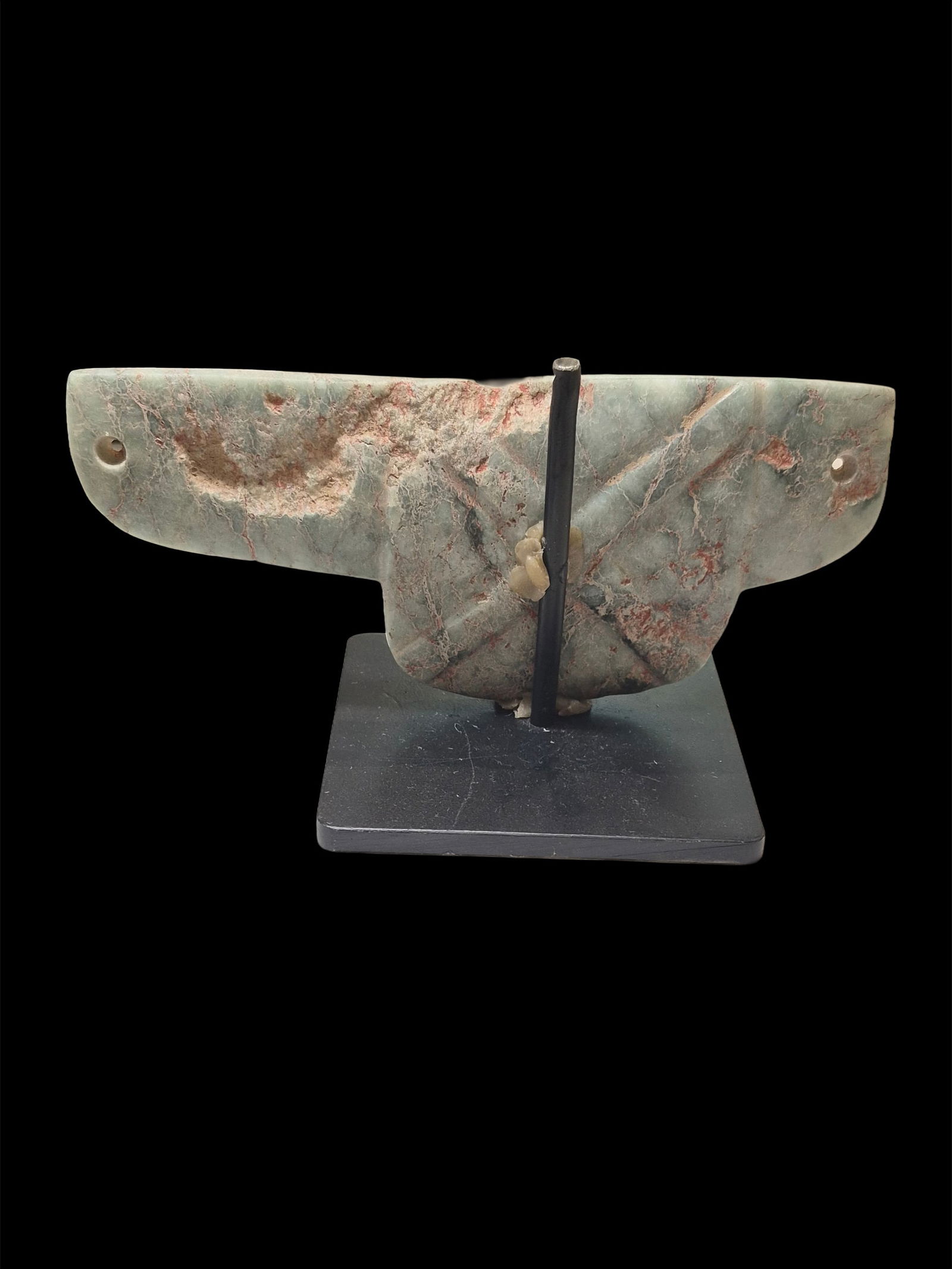 Pre-Columbian Olmec Jade Ritual Spoon (1 of 3)