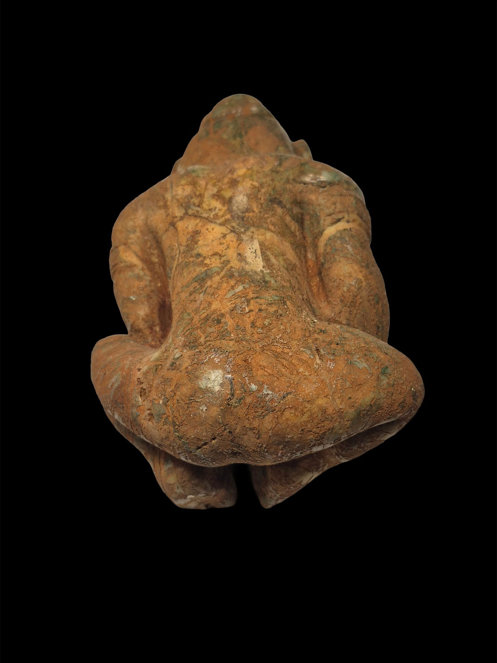 Pre-Columbian Olmecoid Seated Jade Figure (1 of 4)