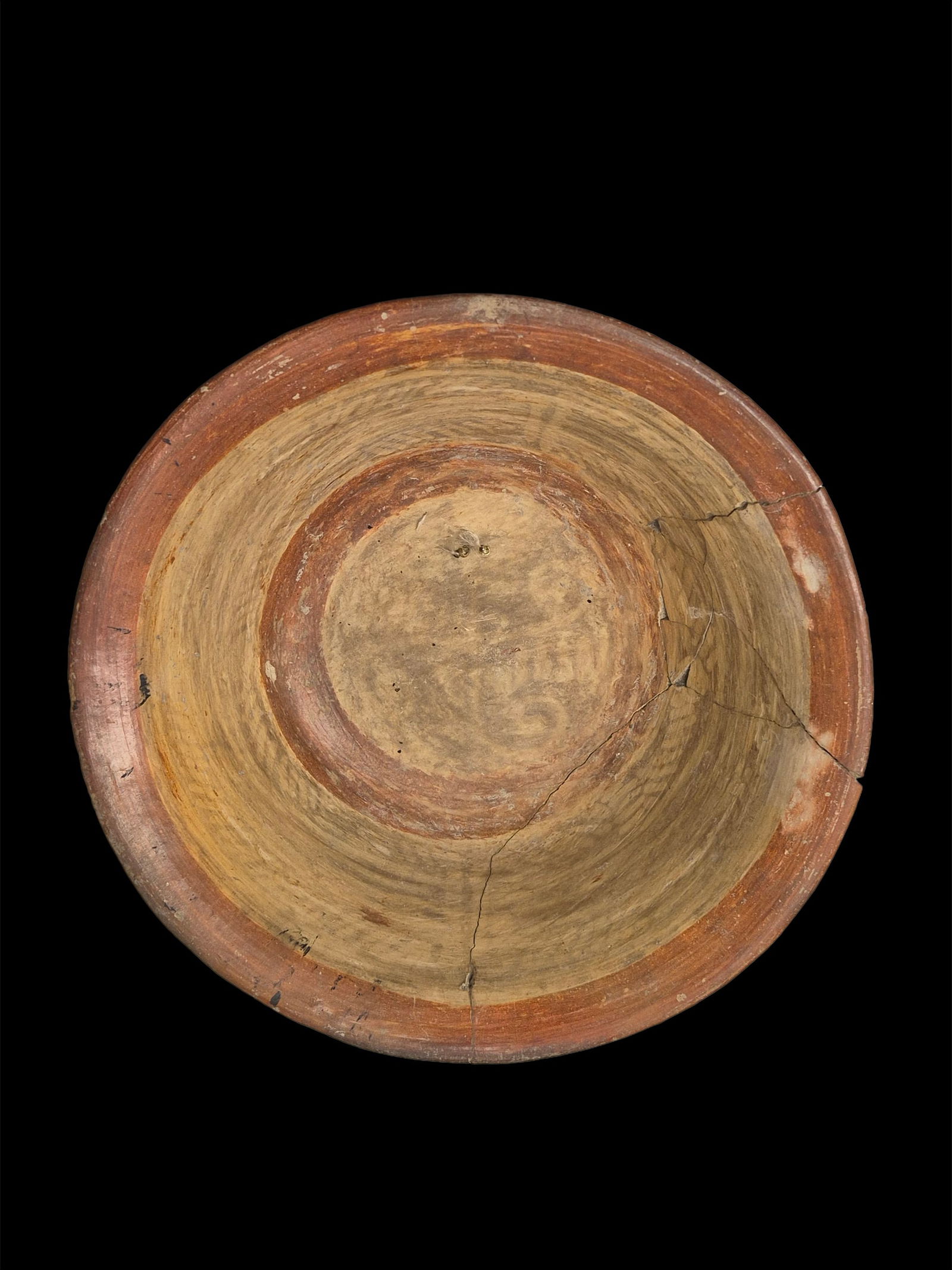 Pre-Columbian Maya Polychrome Pottery Bowl (1 of 3)