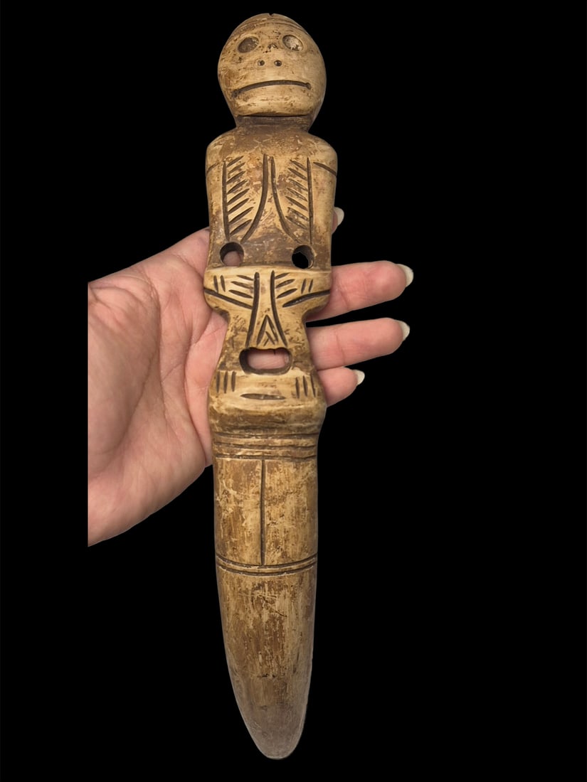 Pre-Columbian Taino Vomit Stick (1 of 4)