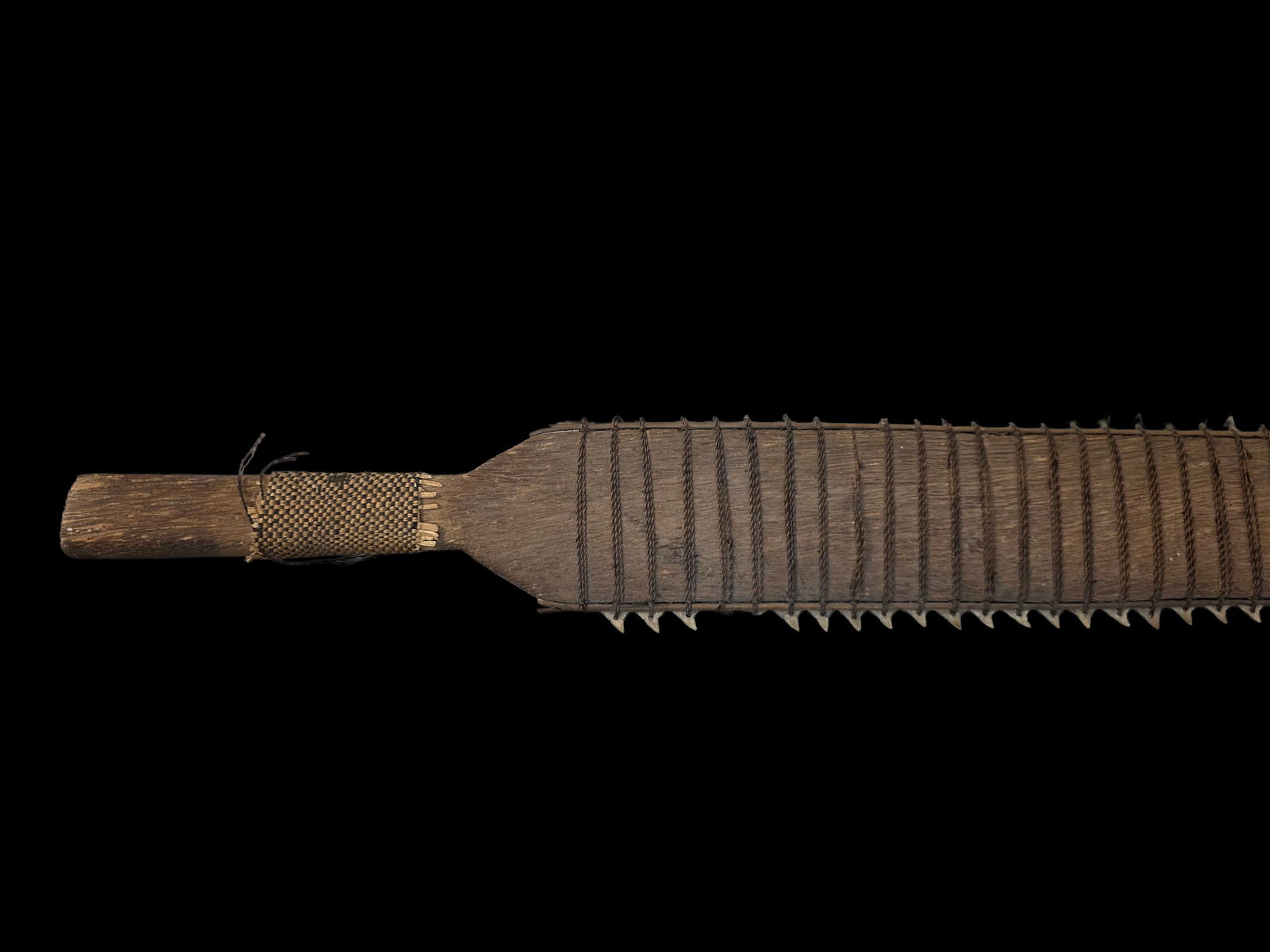 19th Century Kiribati Shark Tooth Sword (1 of 7)