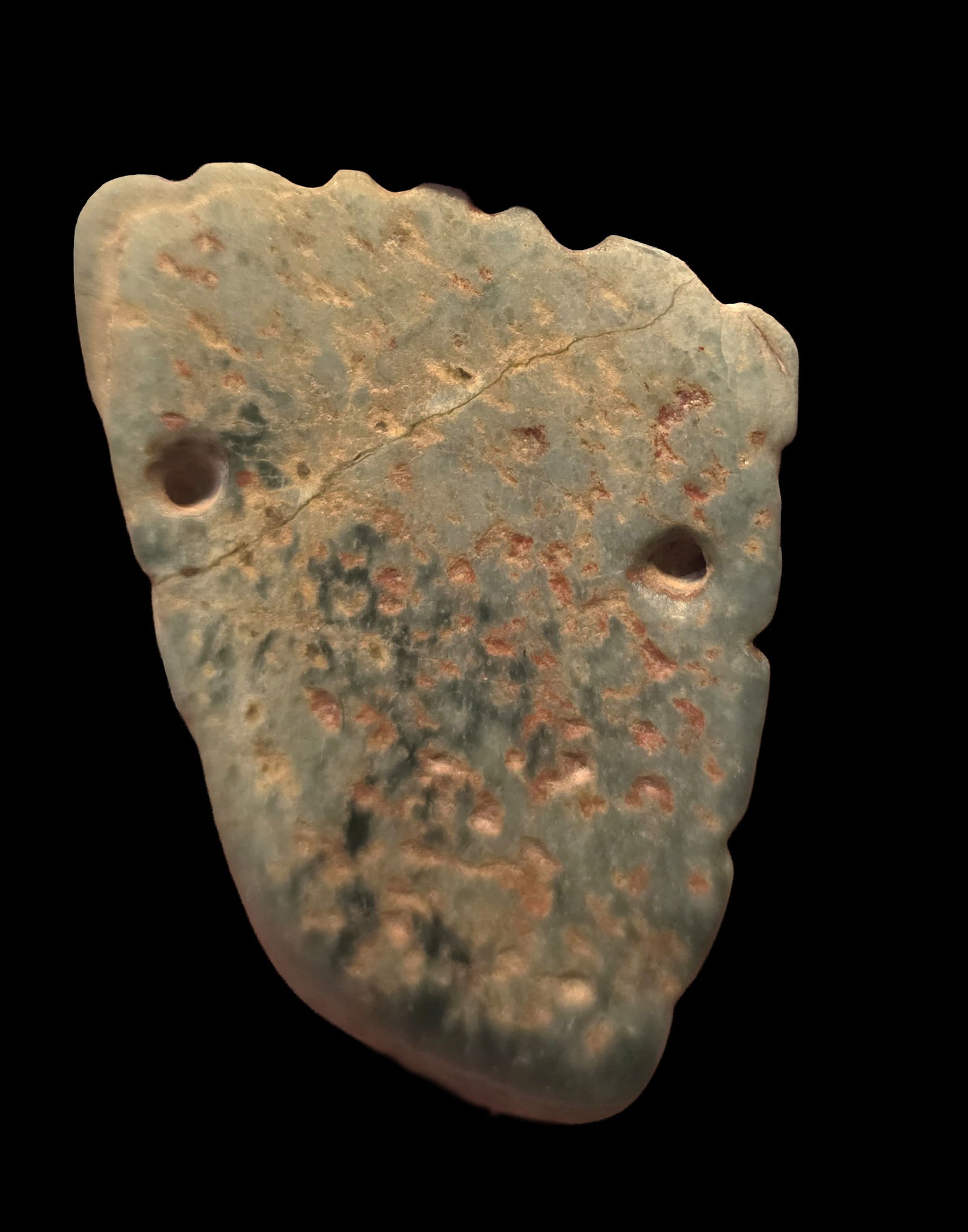 Pre-Columbian Mayan Lord Pendant Pectoral (1 of 6)