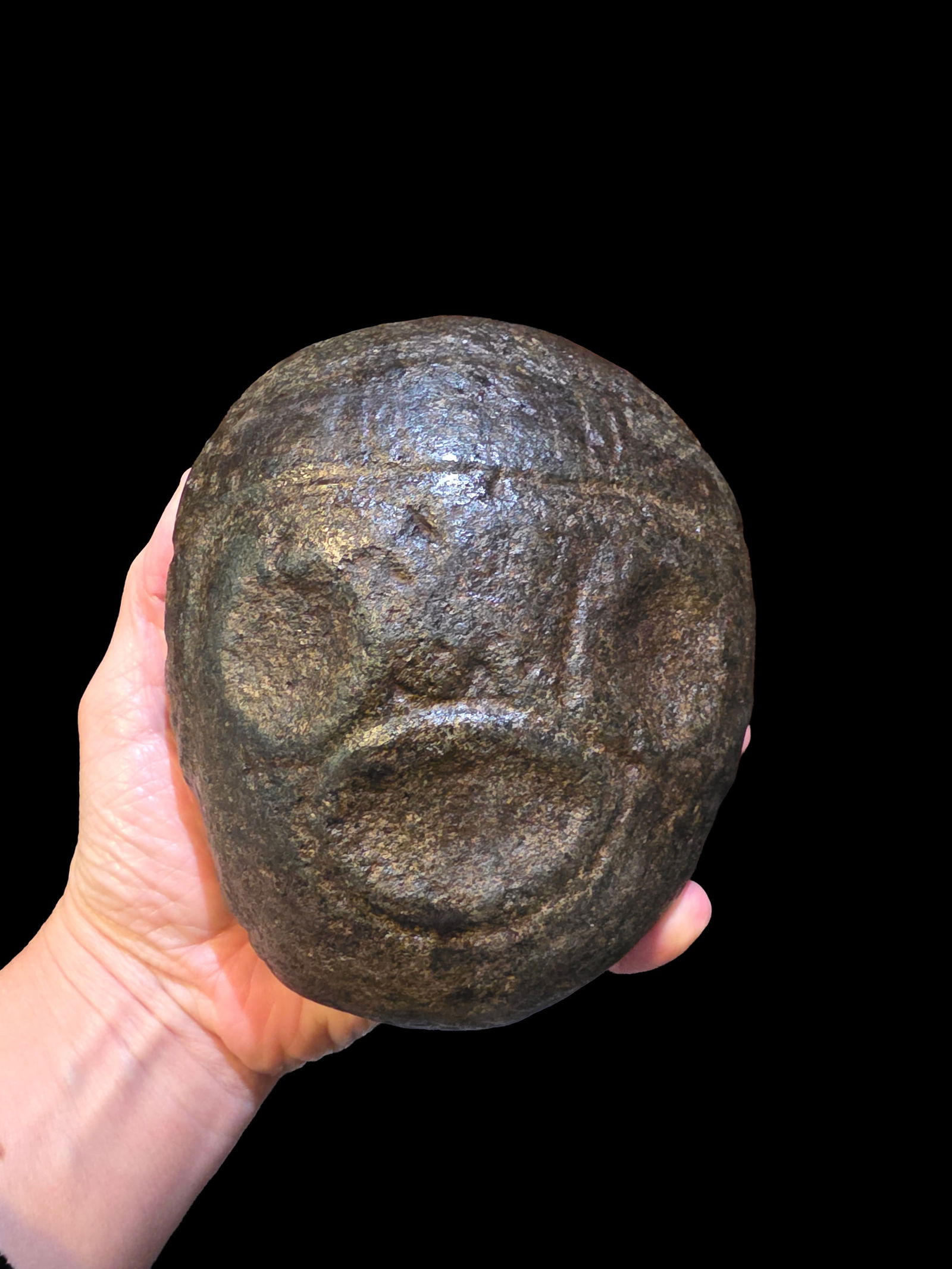 Pre-Columbian Tanio Ancesteral Ceremonial Stone Carving (1 of 4)