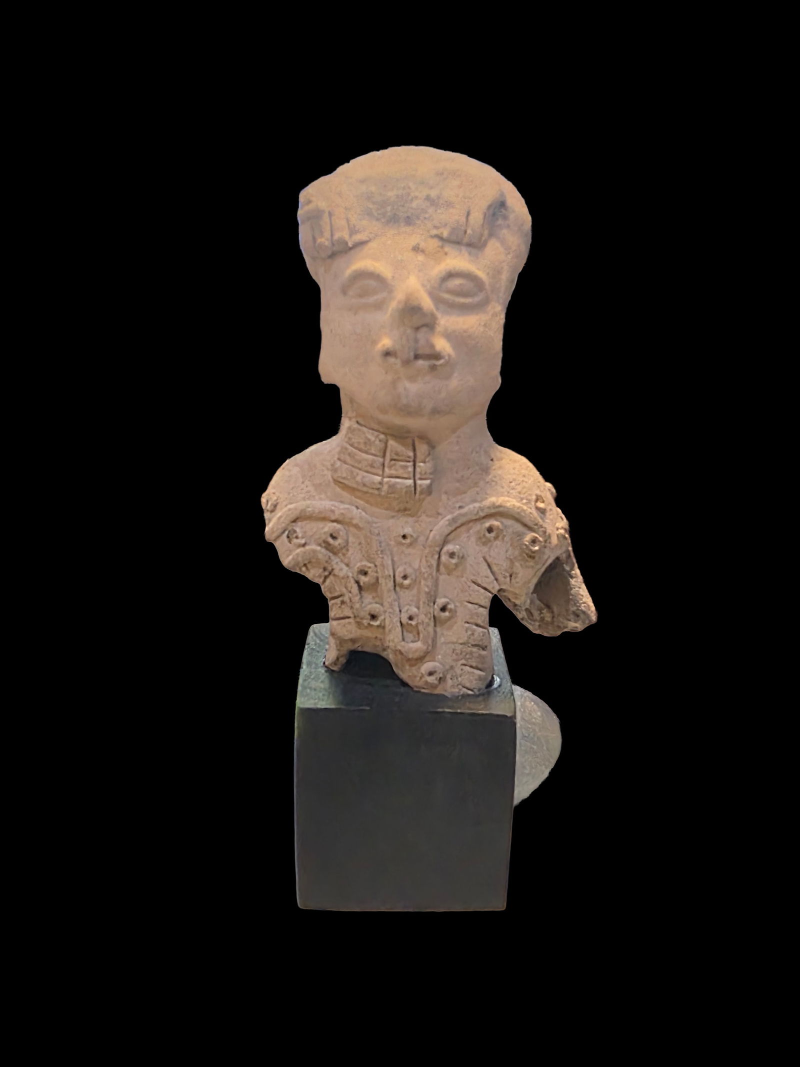 Pre-Columbian Classic Veracruz Culture Offering On Custom Base (1 of 6)