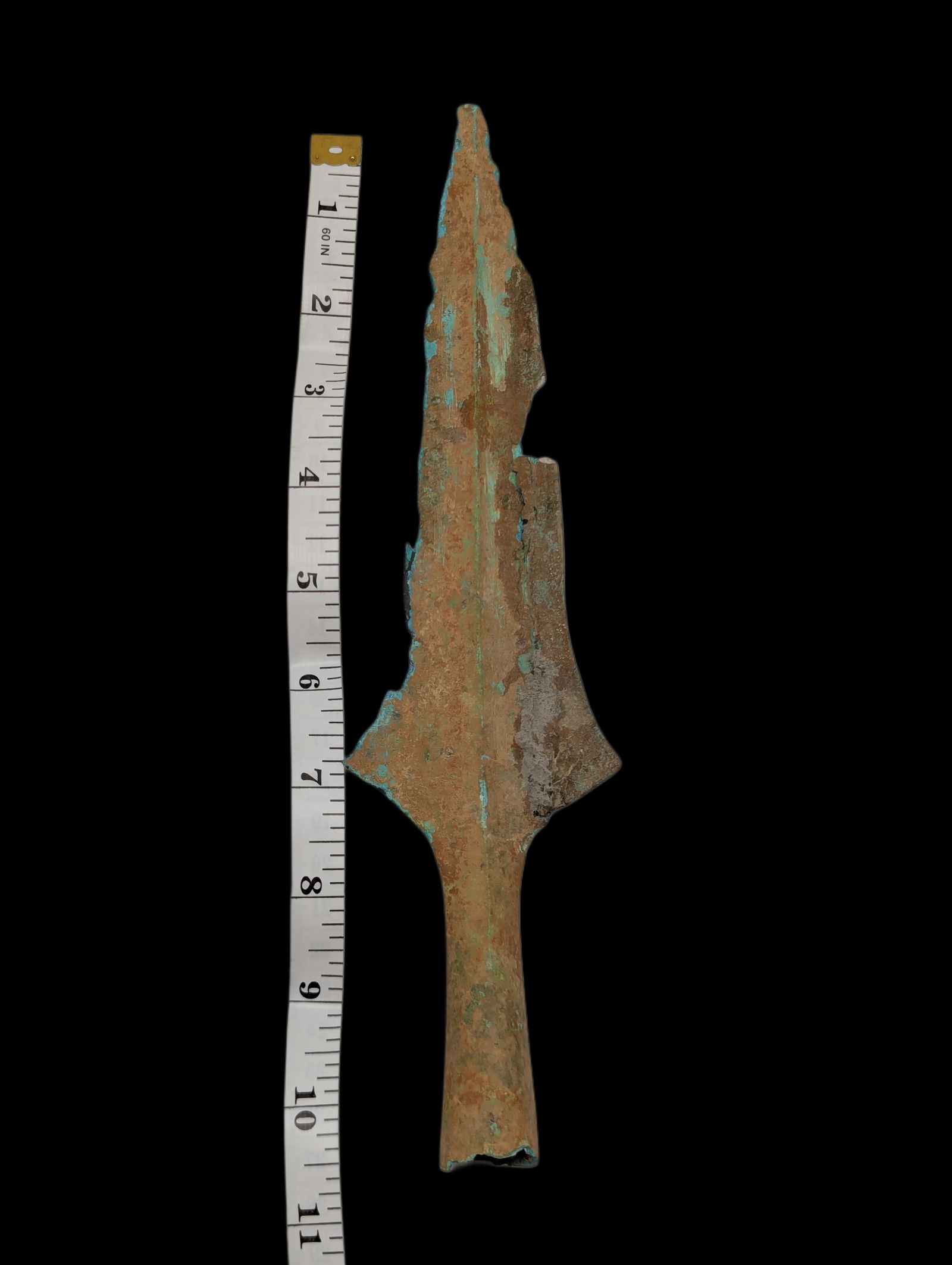 Ancient Leaf Shaped Bronze Blade, Dong Son (1 of 2)