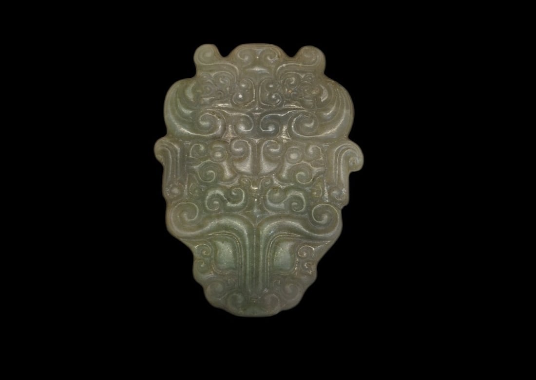 Ancient Hongshan Jade Amulet Pendant (1 of 3)