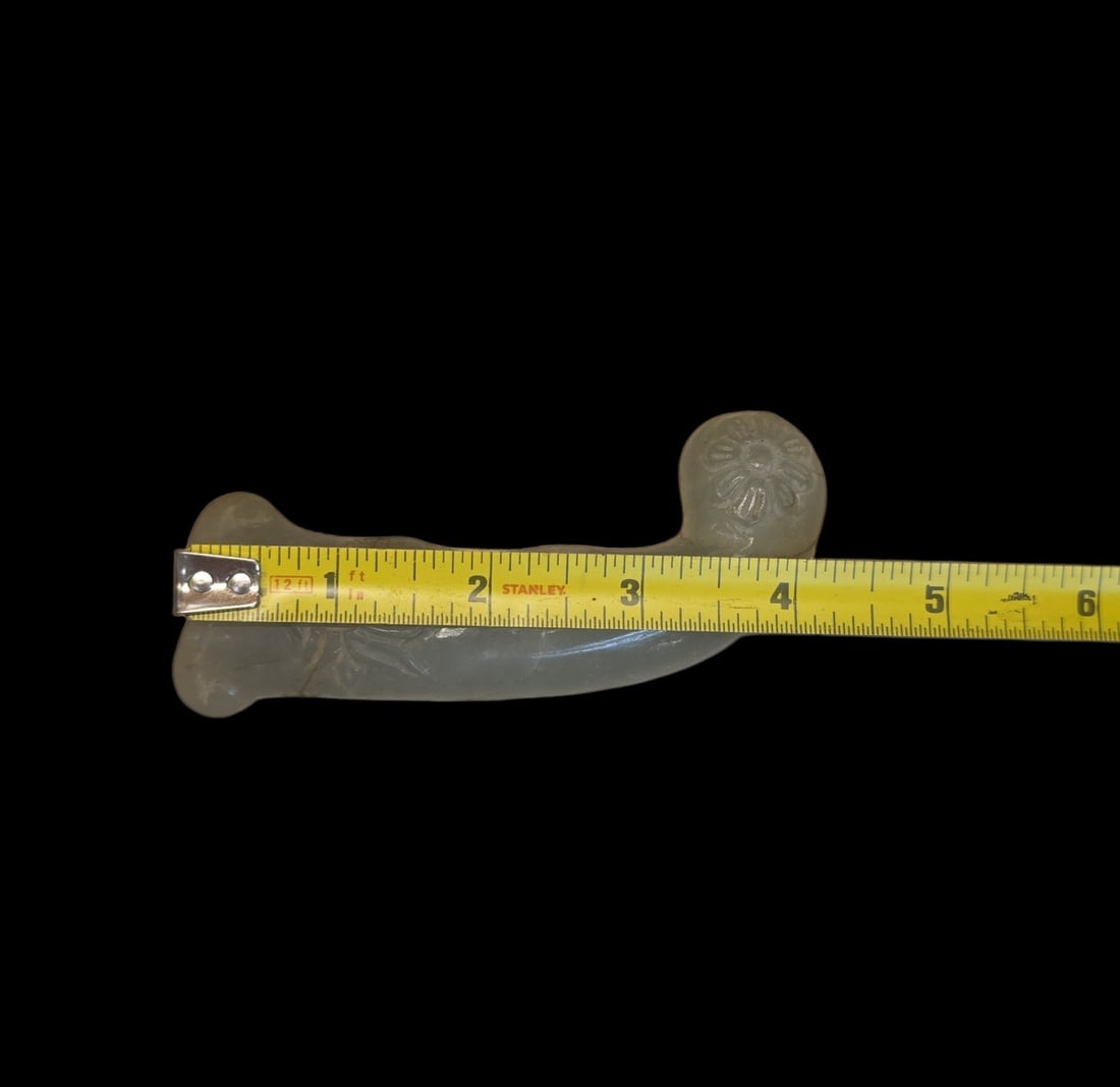 Ancient Chinese Jade Dagger Handle, Nephrite Jade - 3