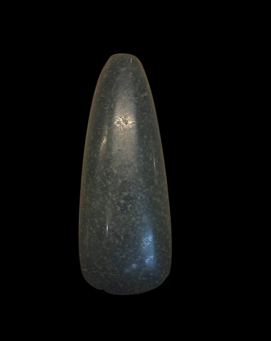 Pre-Columbian Mayan Jade Ceremonial Axe (1 of 2)