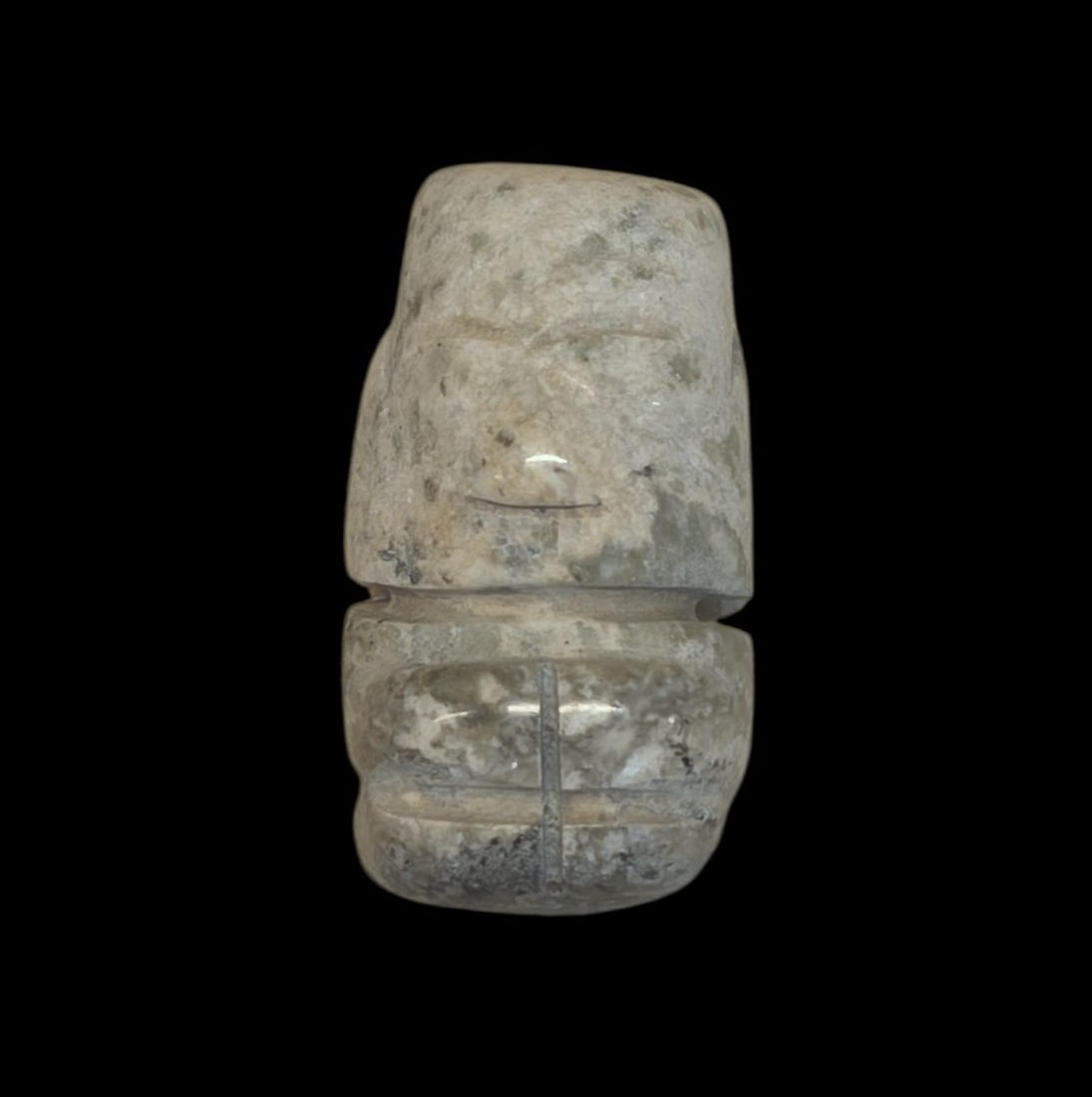 Pre-Columbian Jade Mixtec Penate Pendant (1 of 3)