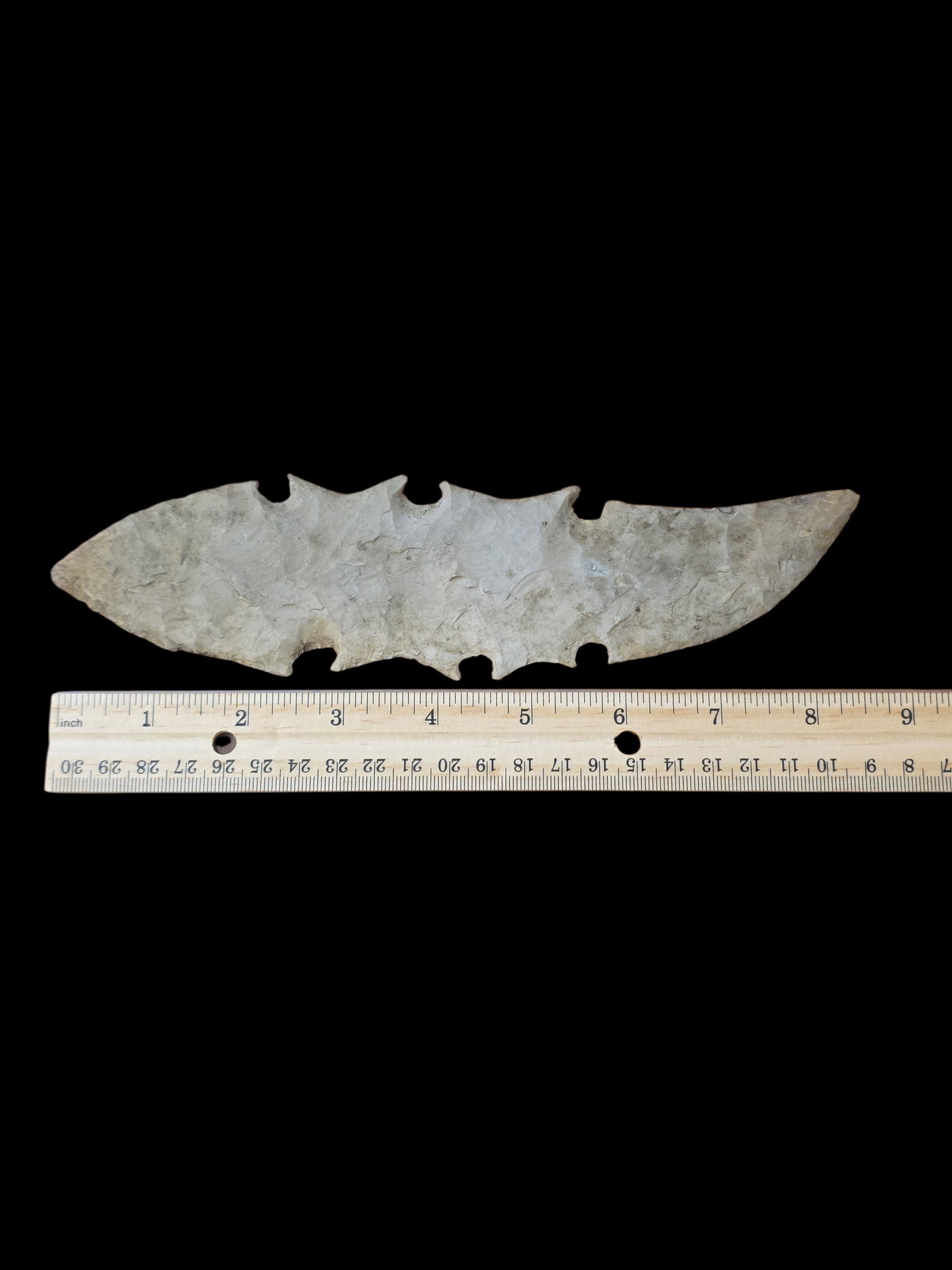 Pre-Columbian Mayan Eccentric Blade (1 of 2)