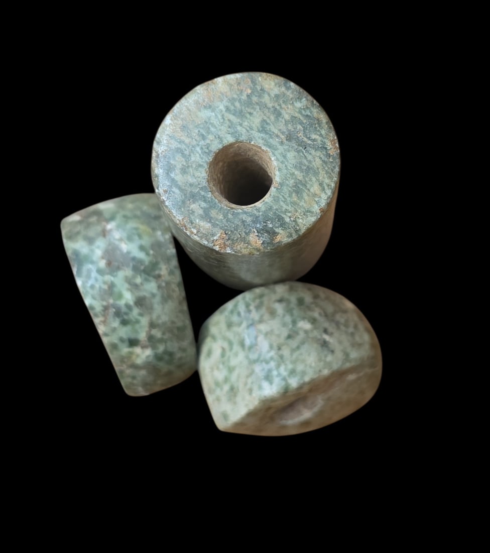 Pre-Columbian Assorted Jade Beads Mayan - 2