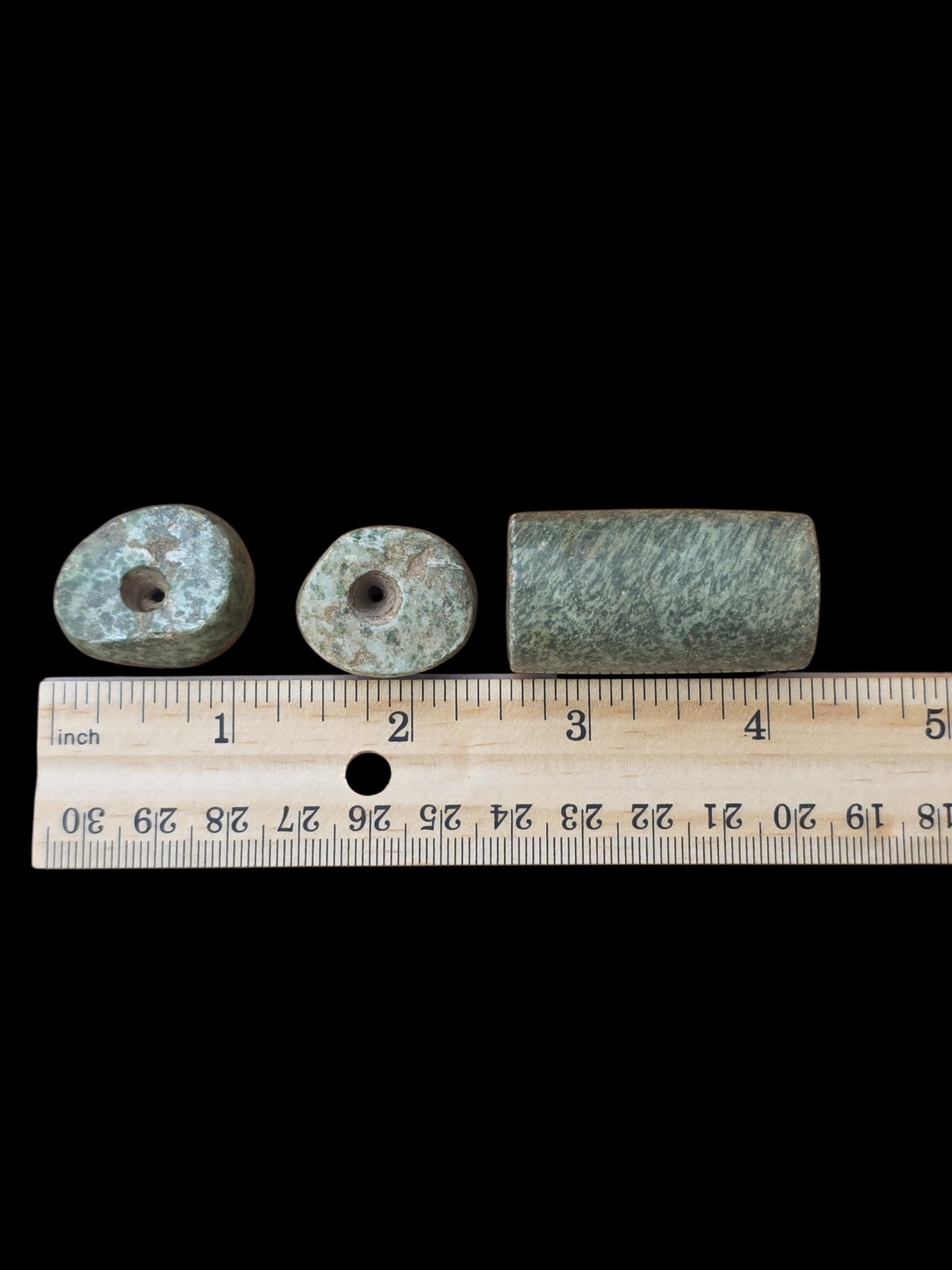 Pre-Columbian Assorted Jade Beads Mayan - 3